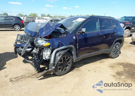 2019 Jeep Compass Trailhawk 4X4 из США, поврежденный, VIN 3C4NJDDB3KT747894